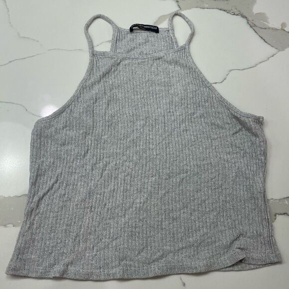 Brandy Melville grey knitted tank top - Picture 1 of 4